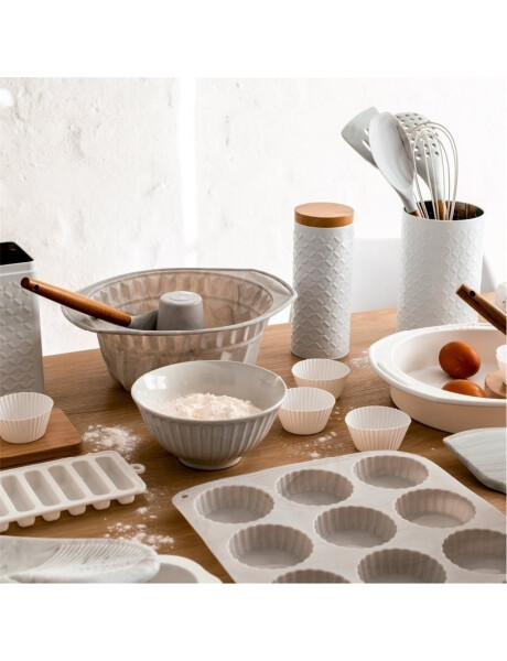 MOLDE MUFFIN X12 SILICONA BLANCO 36X26.5X2CM MOLDE MUFFIN X12 SILICONA BLANCO 36X26.5X2CM