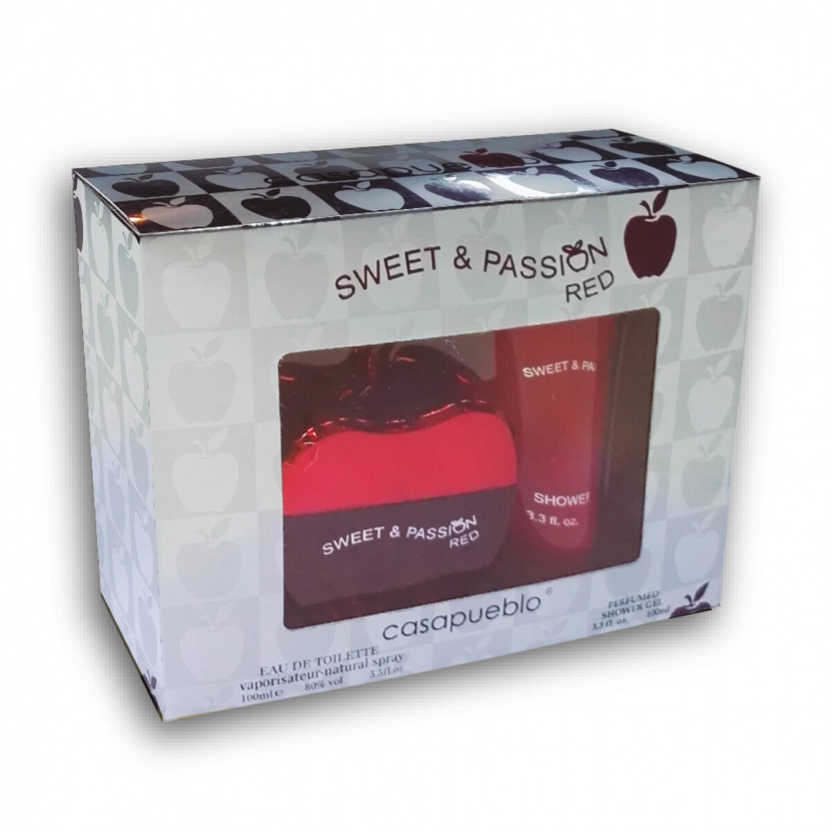 PACK CASA PUEBLO SWEET&PASSION RED EDT 100ml + GEL DE DUCHA 100ml 