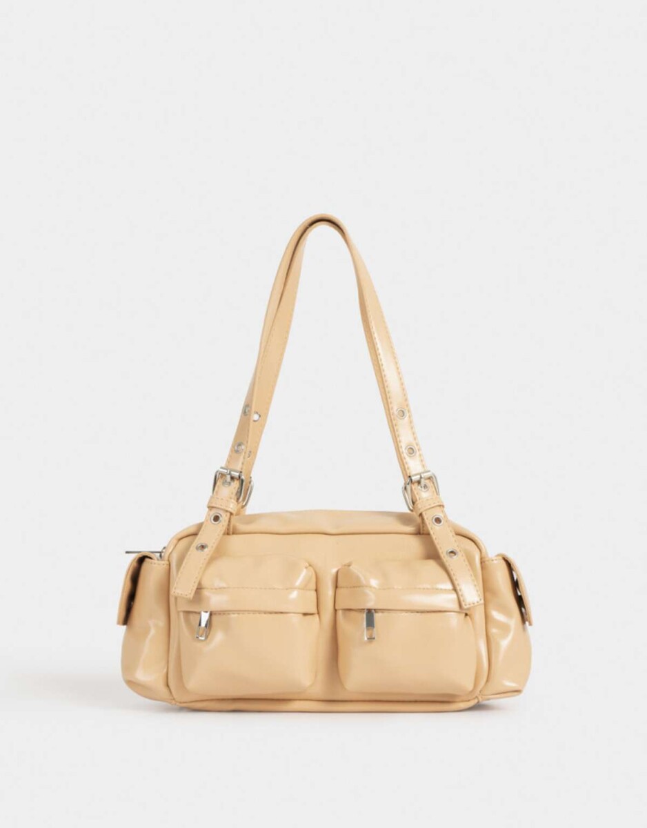 Bandolera Bowling Rosa - Marron Camel 