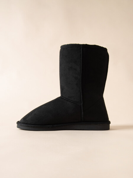 Bota larga Negro