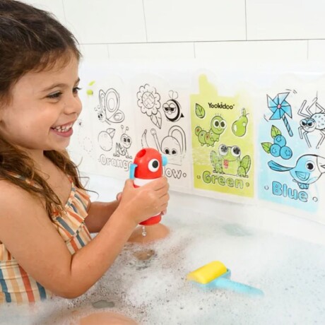 Spray N Roll Magic Book Juego de Baño Yookidoo MULTICOLOR