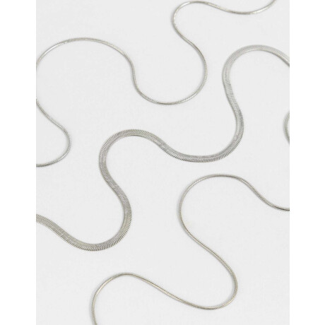 Collar De Acero Quirúrgico Plateado