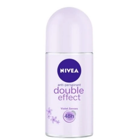 DESODORANTE NIVEA ROLL ON DOUBLE EFFECT 50 CC DESODORANTE NIVEA ROLL ON DOUBLE EFFECT 50 CC