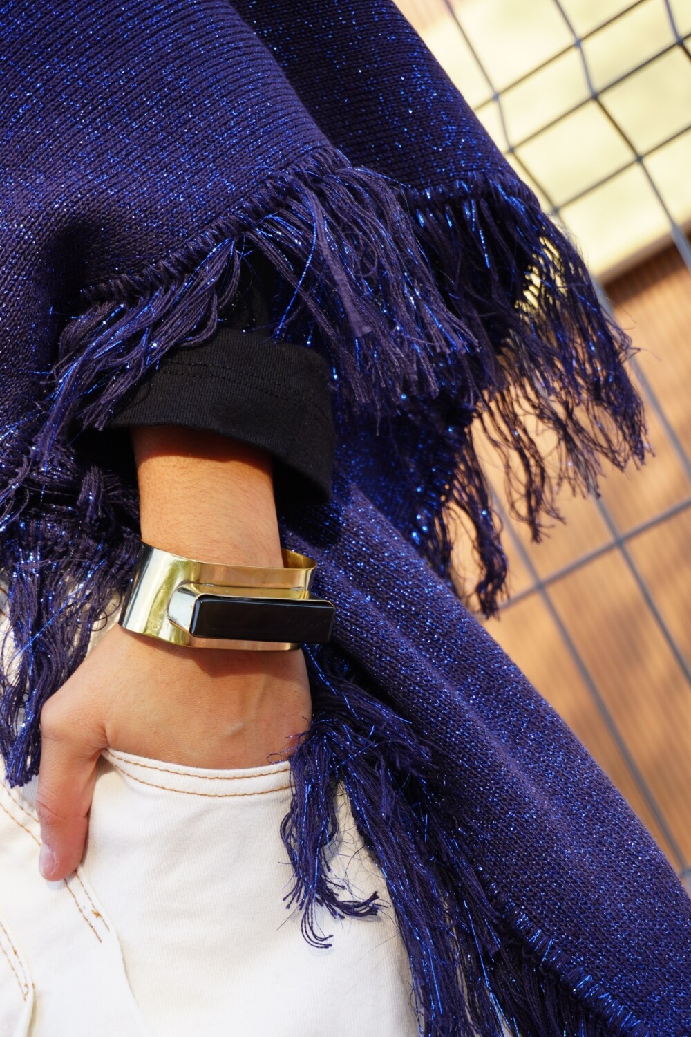 Stick Cuff Bronce - Negro