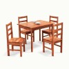 Jgo Comedor Mexicano Mesa 1.0 c/ 4 sillas Natural Jgo Comedor Mexicano Mesa 1.0 c/ 4 sillas Natural