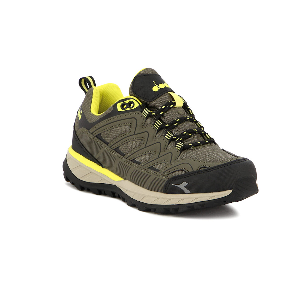 Championes Trekking Impermeables Diadora Unisex - Verde-negro 