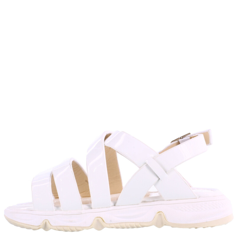 Sandalias de Niña MINI Miss Carol RILEY de charol Blanco