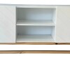 Rack para tv laca blanca - PRODUCTO CON DETALLES EN LA MADERA - Rack para tv laca blanca - PRODUCTO CON DETALLES EN LA MADERA -