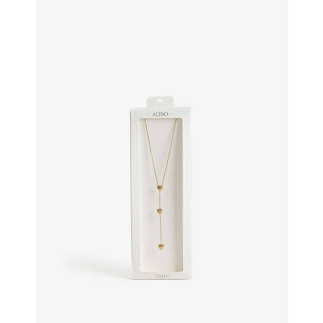 Collares Cortos Metal Dorado