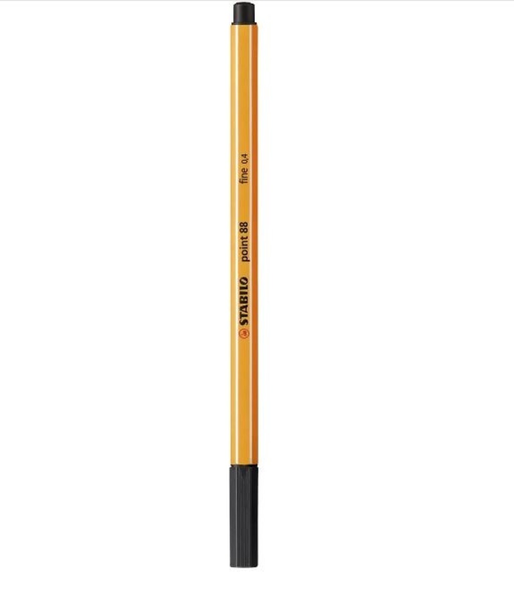 Marcador Point 88 Negro Stabilo 