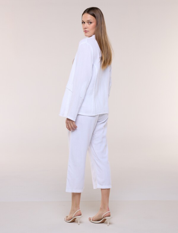 Chaqueta Algodon BLANCO