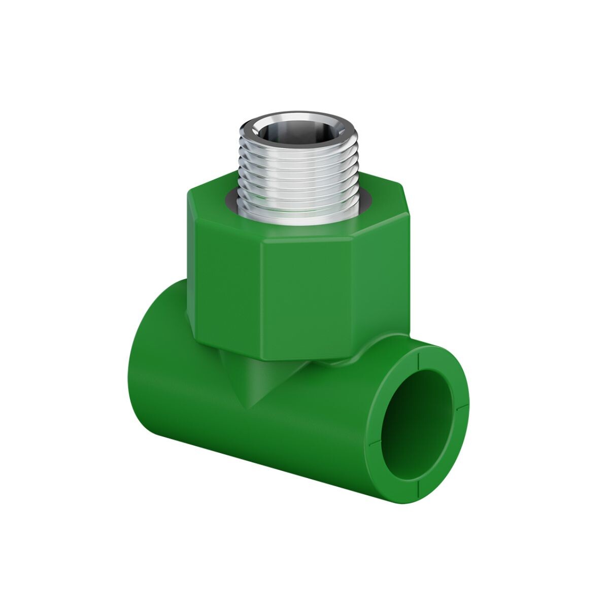 Tee Termofusion Inserto Macho 25mm X 1/2 Tigre 