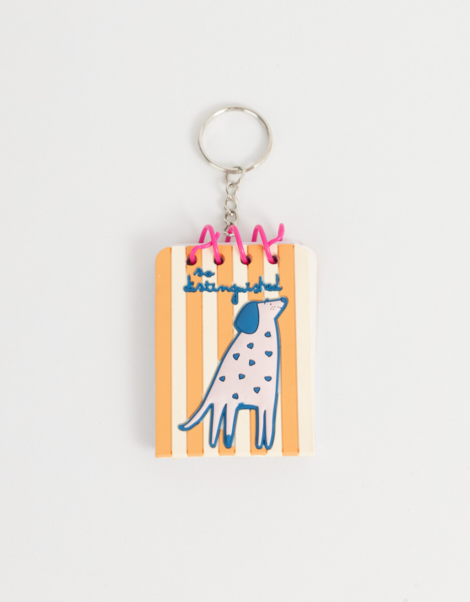 Llavero Y Charm De Libreta De Perrito 