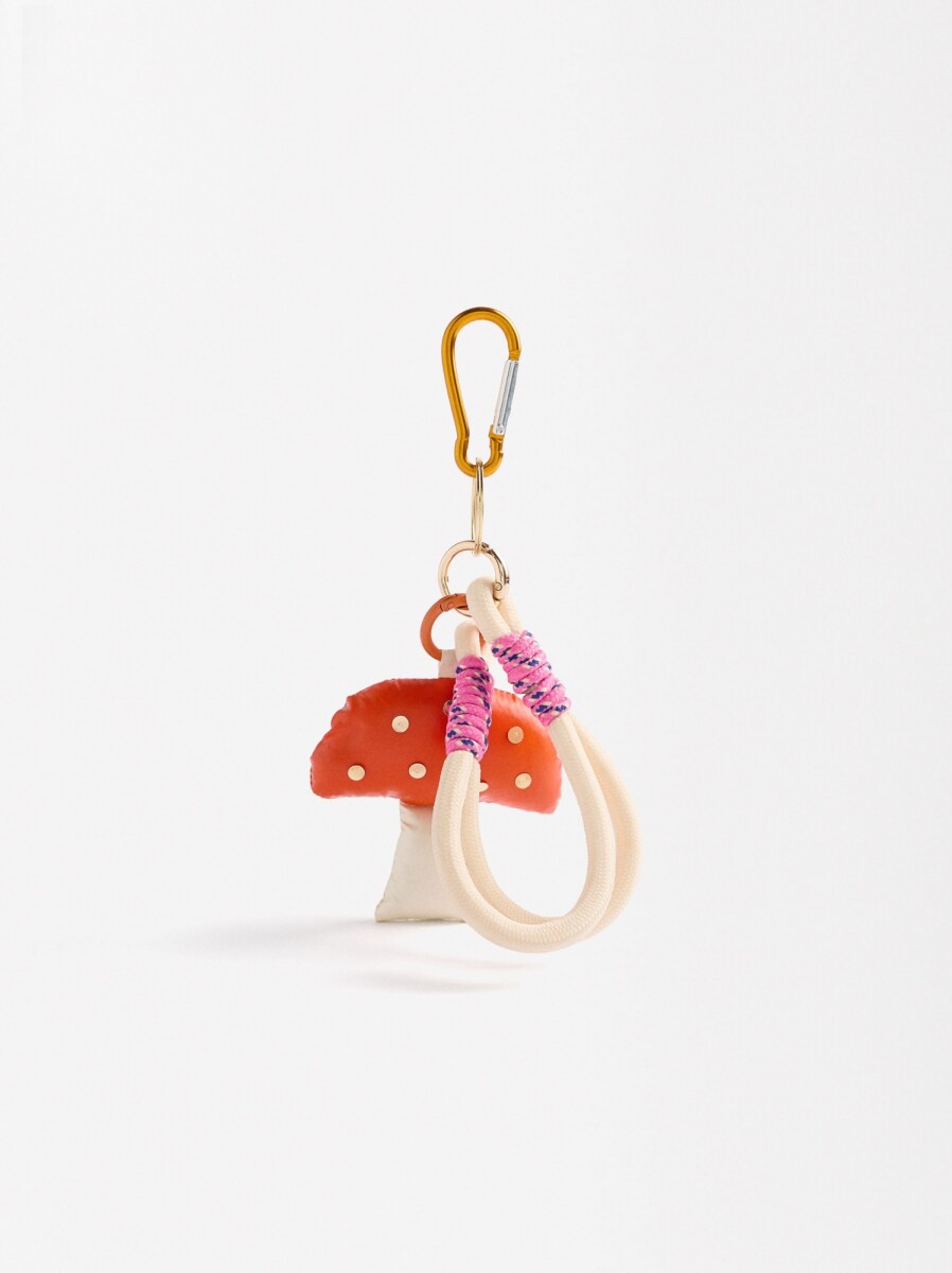 Llavero Charm Hongo - multicolor 