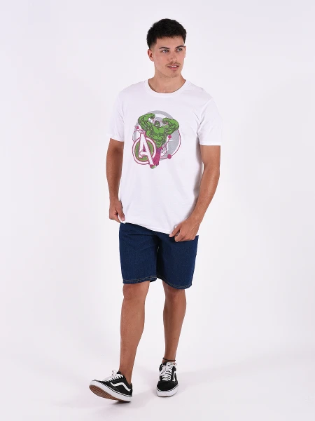 REMERA HULK BLANCO