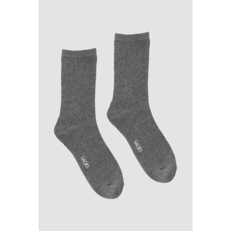 Medias lisas. de abrigo. por tener felpa interior. Gris claro