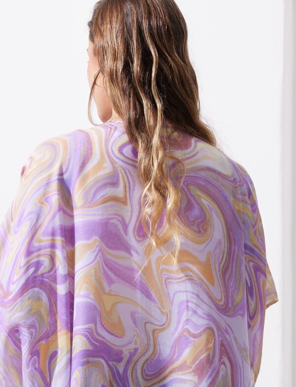 Kimono Printed LAVANDA/MULTI