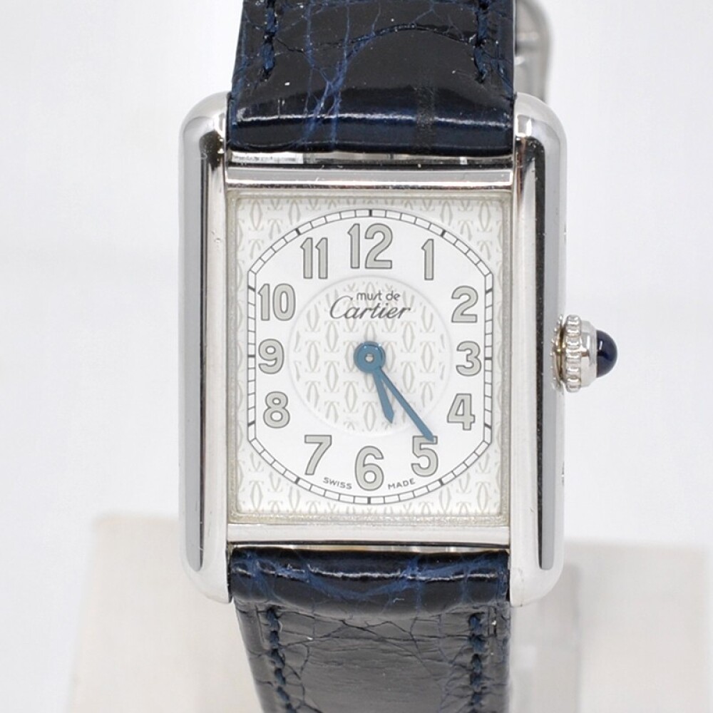 Cartier Tank Must 2416 Argent 925. Referencia W1014254. Caja Y Papeles. Cartier Tank Must 2416 Argent 925. Referencia W1014254. Caja Y Papeles.