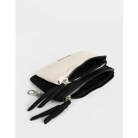 Monedero Cuerina Bicolor Combinacion Bicolor