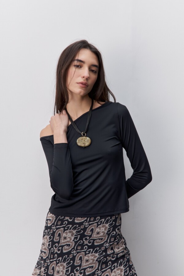 REMERA LEIMA Negro