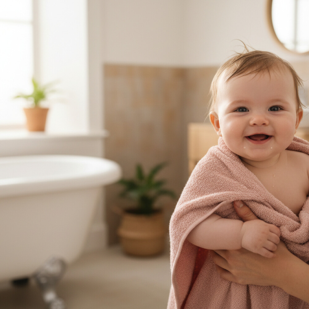 Toalla capucha LORELLI rosa