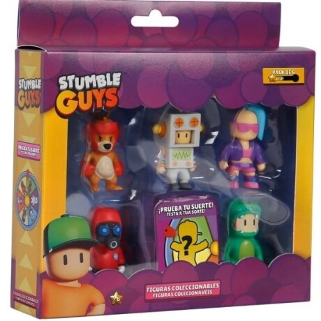 Pack x6 Figuras STUMBLE GUYS Épicas SG2260E PACK-2