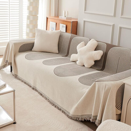 Cobertor Protector Funda Cubre Sillón Sofá Reversible 1.8x2M Marrón