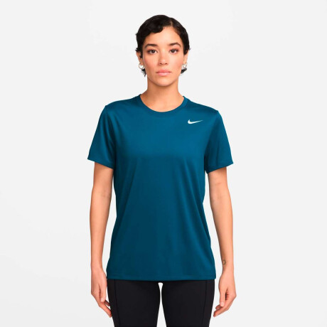 Remera Nike Dri-Fit Tee Rlgd Lbr de Mujer Verde