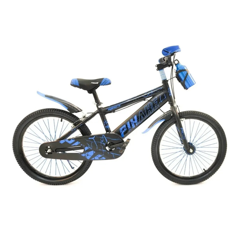 Bicicleta Rodado 20 Con Caramañola AZUL