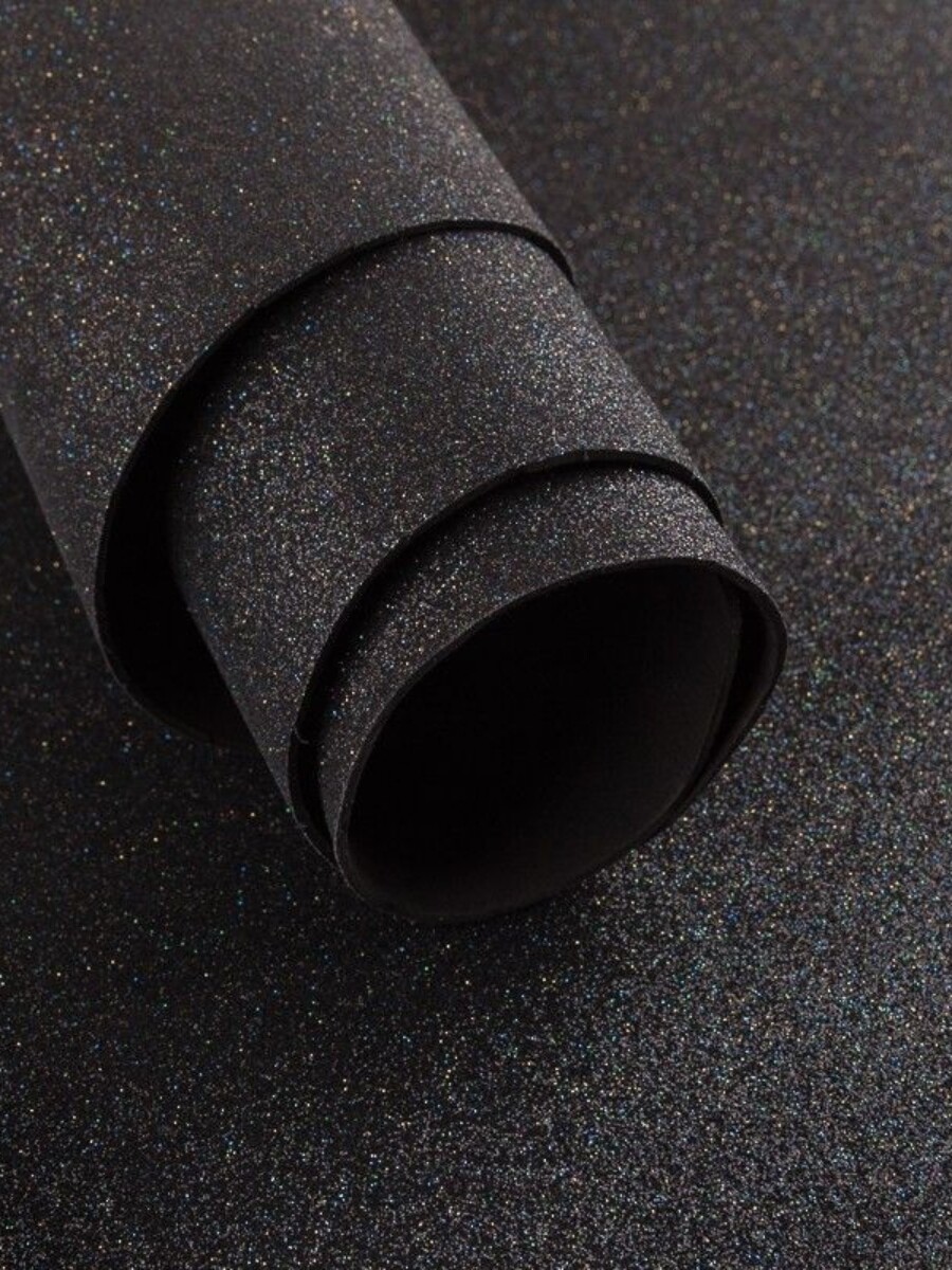 GOMA EVA BRILLANTE negro