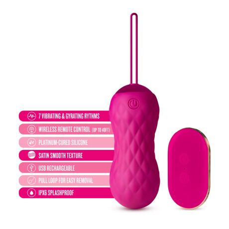 Mini Vibrador con Control Lush Carina Velvet Mini Vibrador con Control Lush Carina Velvet