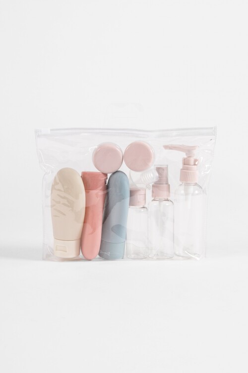 Set de frascos de viaje 8 pcs multicolor