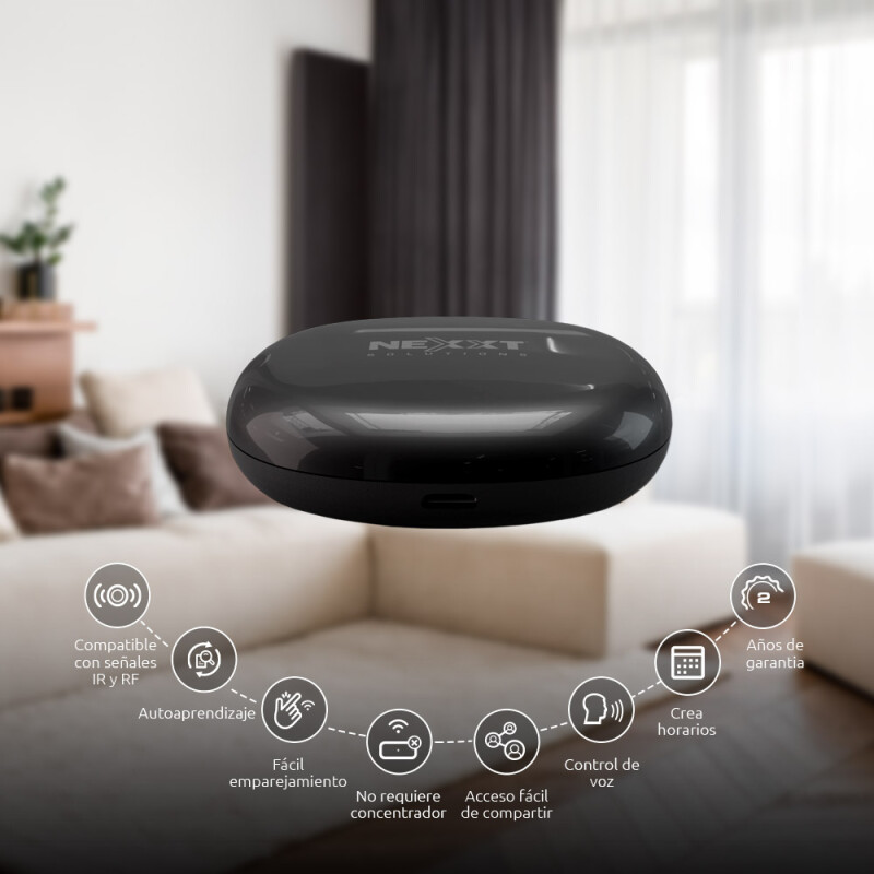 CONTROL REMOTO UNIVERSAL SMART,WIFI, IR/RF COMPATIBLE, CONTROL DE VOZ 001