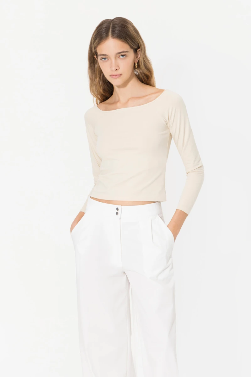 REMERA VALENTINE Beige