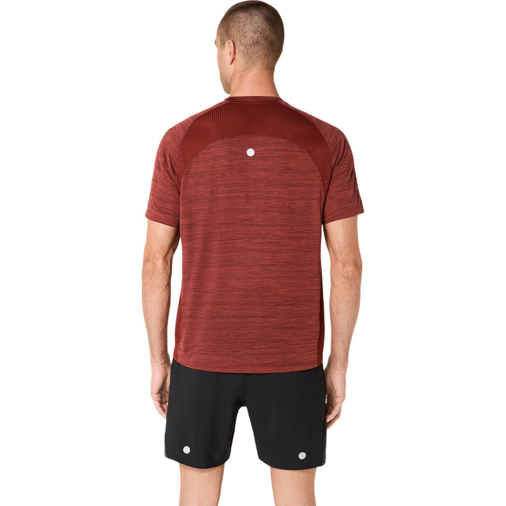 Polos Running Road SS Top Hombre Singed Red