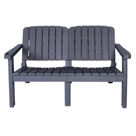 SET DE LIVING EXTERIOR POLIPROPILENO GRIS MALAGA