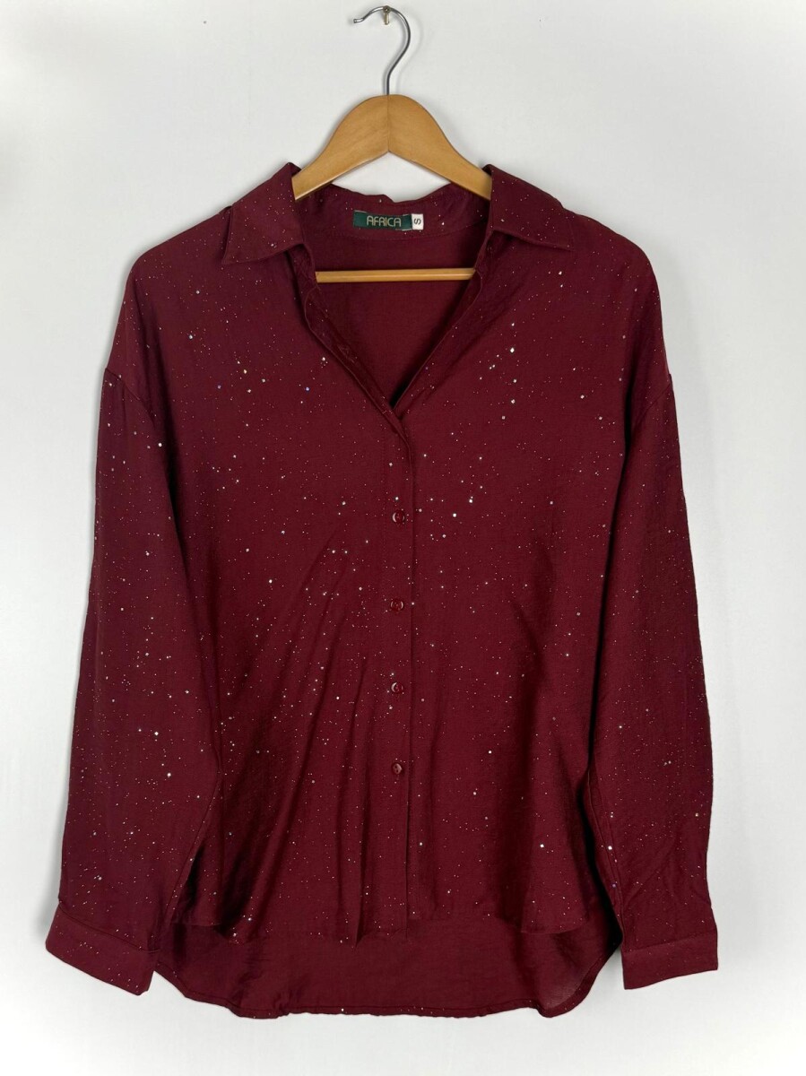 CAMISA VISCOSA JOLT - BORDO 