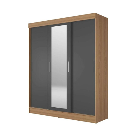 Ropero 3 Puertas Wardrobe Roble /Grafito