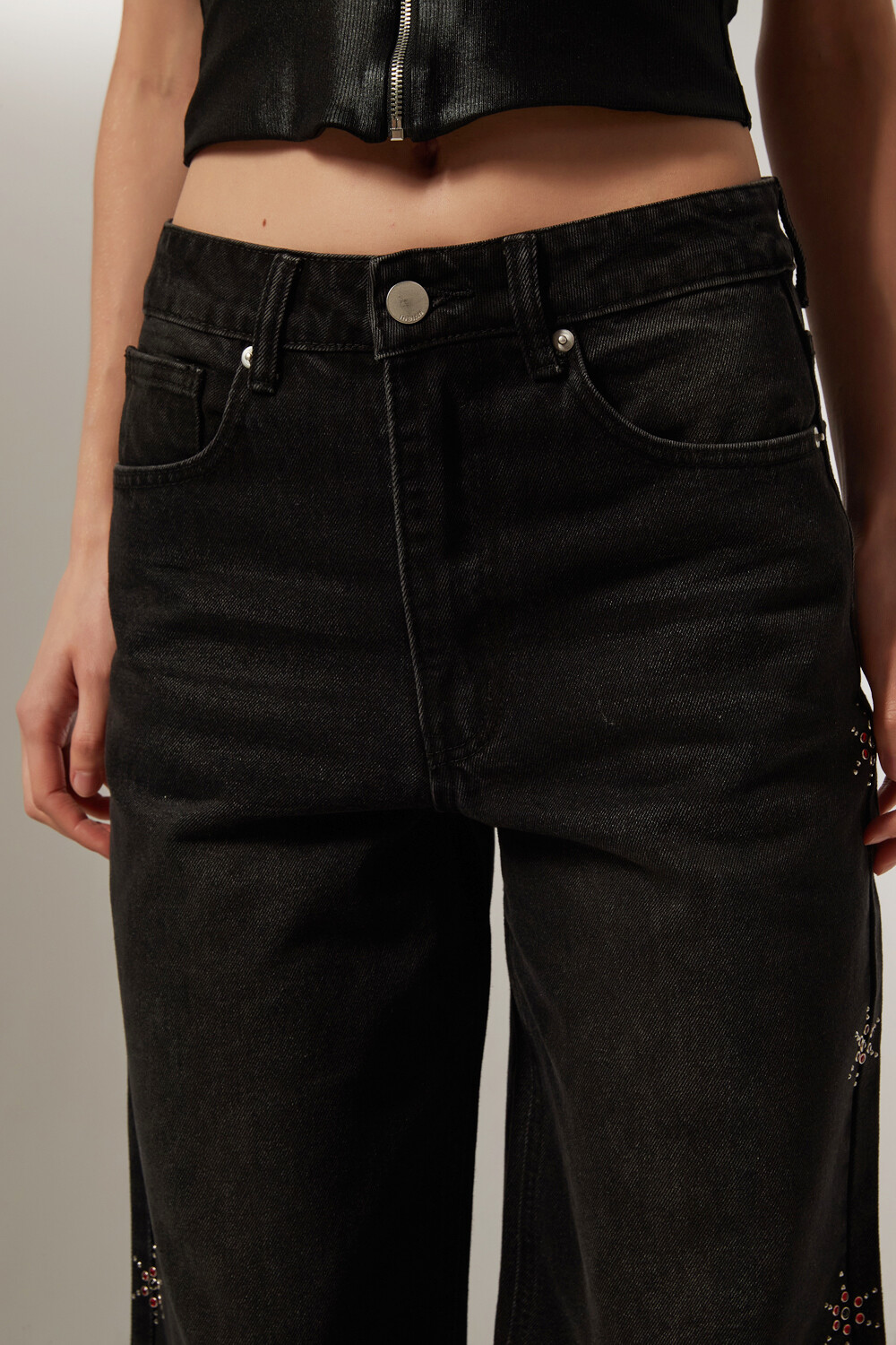 Pantalon Marias Gris Oscuro