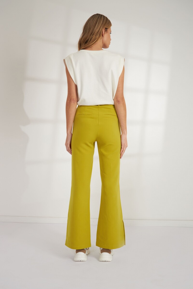 Pantalón oxford verde lima