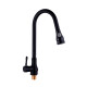 GRIFO DE COCINA DE MESADA NEGRO 35MM PULL DOWN 000