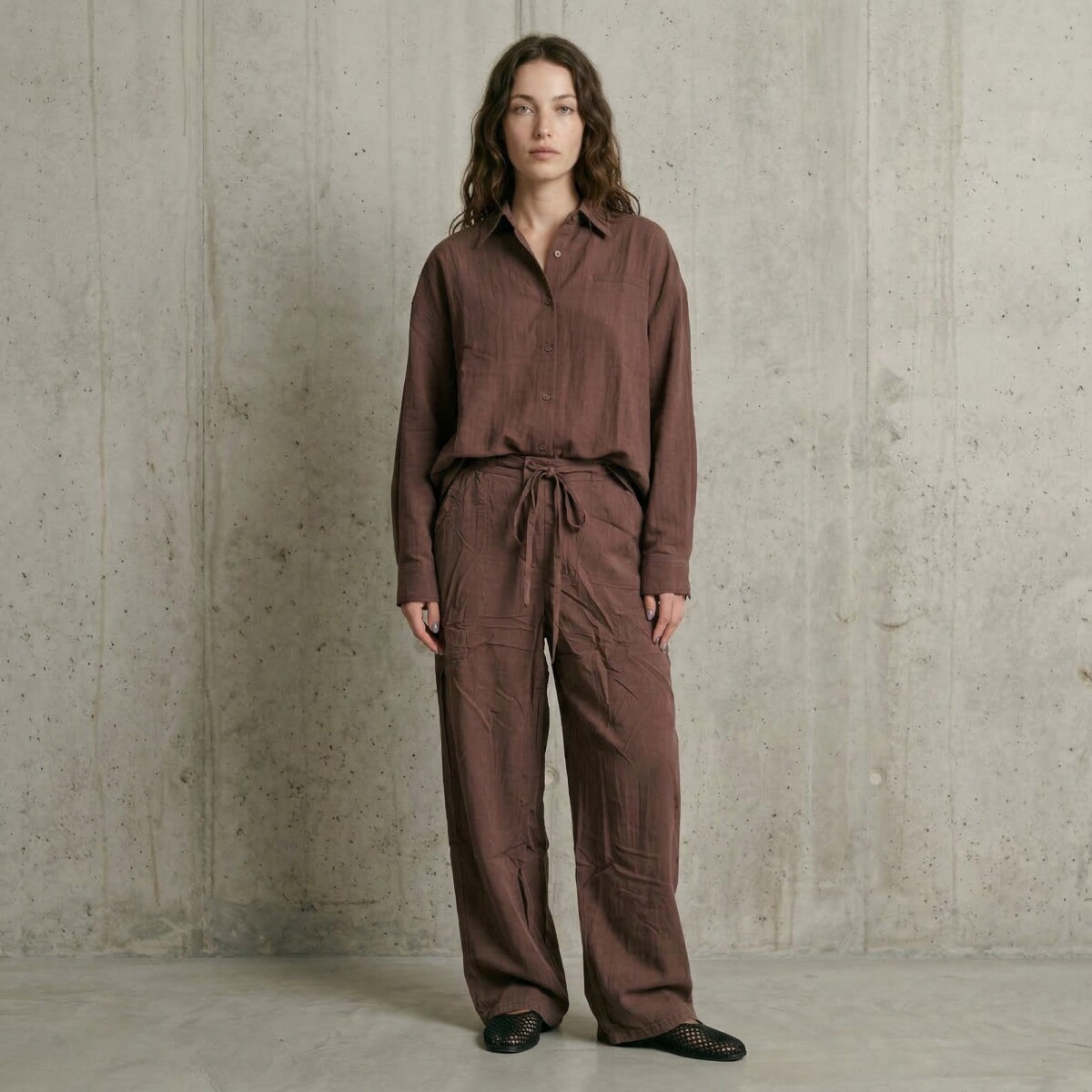 Camisa Vesa - MARRON 