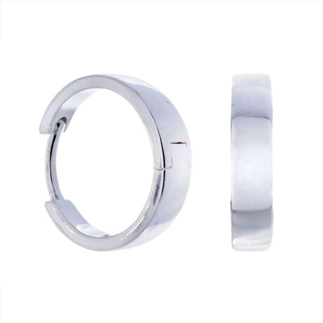 Par De Aros De Plata 925 Diámetro 16 Mm