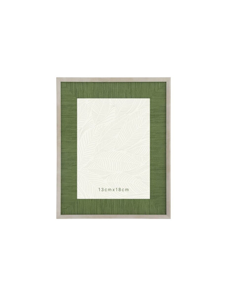 PORTARRETRATO PS 13X18CM TEXTURADA NATURAL Y VERDE PORTARRETRATO PS 13X18CM TEXTURADA NATURAL Y VERDE