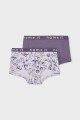 Pack 3 Bombachas Hipster Purple Heather