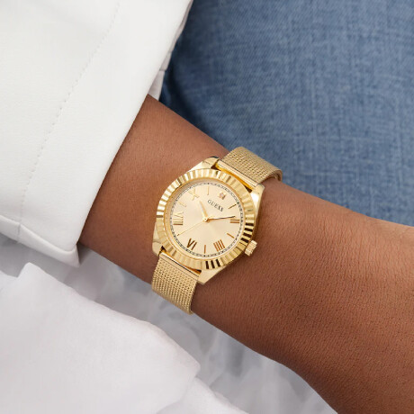 Reloj Guess Gw0842L2 En Acero Inoxidable Dorado 0