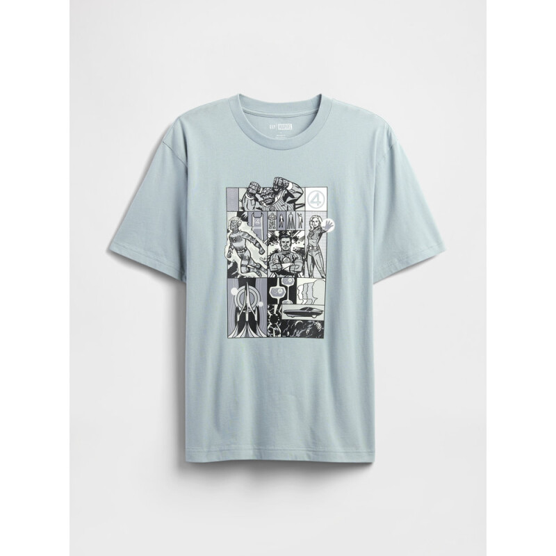 V-FRCH MVL FANTASTIC FOUR TEE ICEBERG GREEN 16-5808