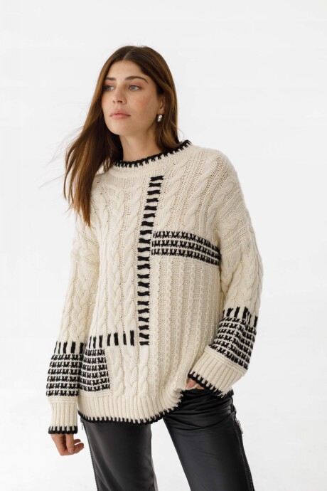 OVERSIZED SWEATER CAROUSEL MADEMOISELLE