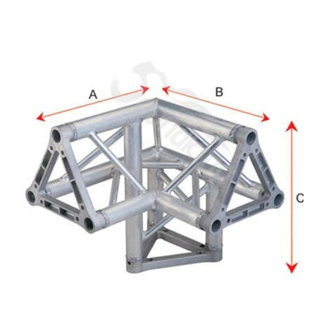 Truss Soundking Dkc2903h Corner 3 Ways 90º Truss Soundking Dkc2903h Corner 3 Ways 90º