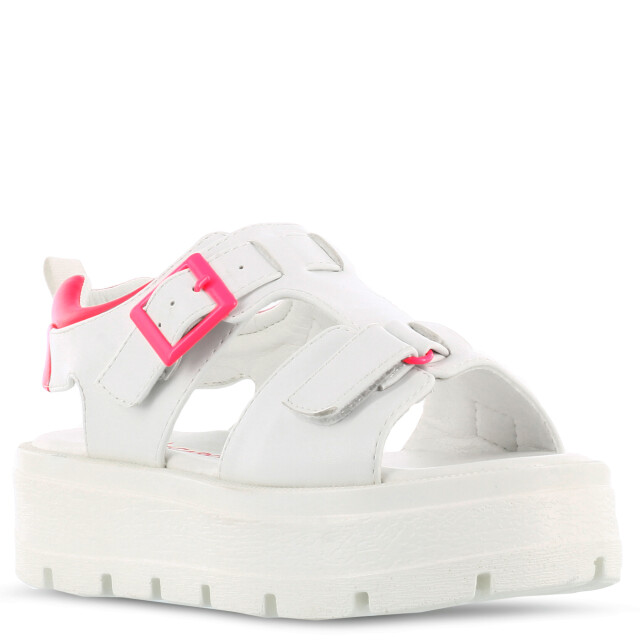 Sandalia de Niña Mini Miss Carol RITA bicolor Blanco